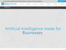 Tablet Screenshot of dataperformers.com